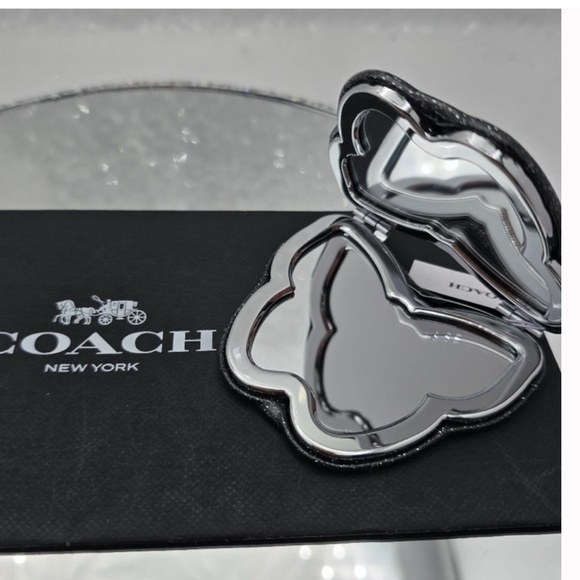 Coach Glitter Butterfly Compact Mirror - Picture 3 of 3